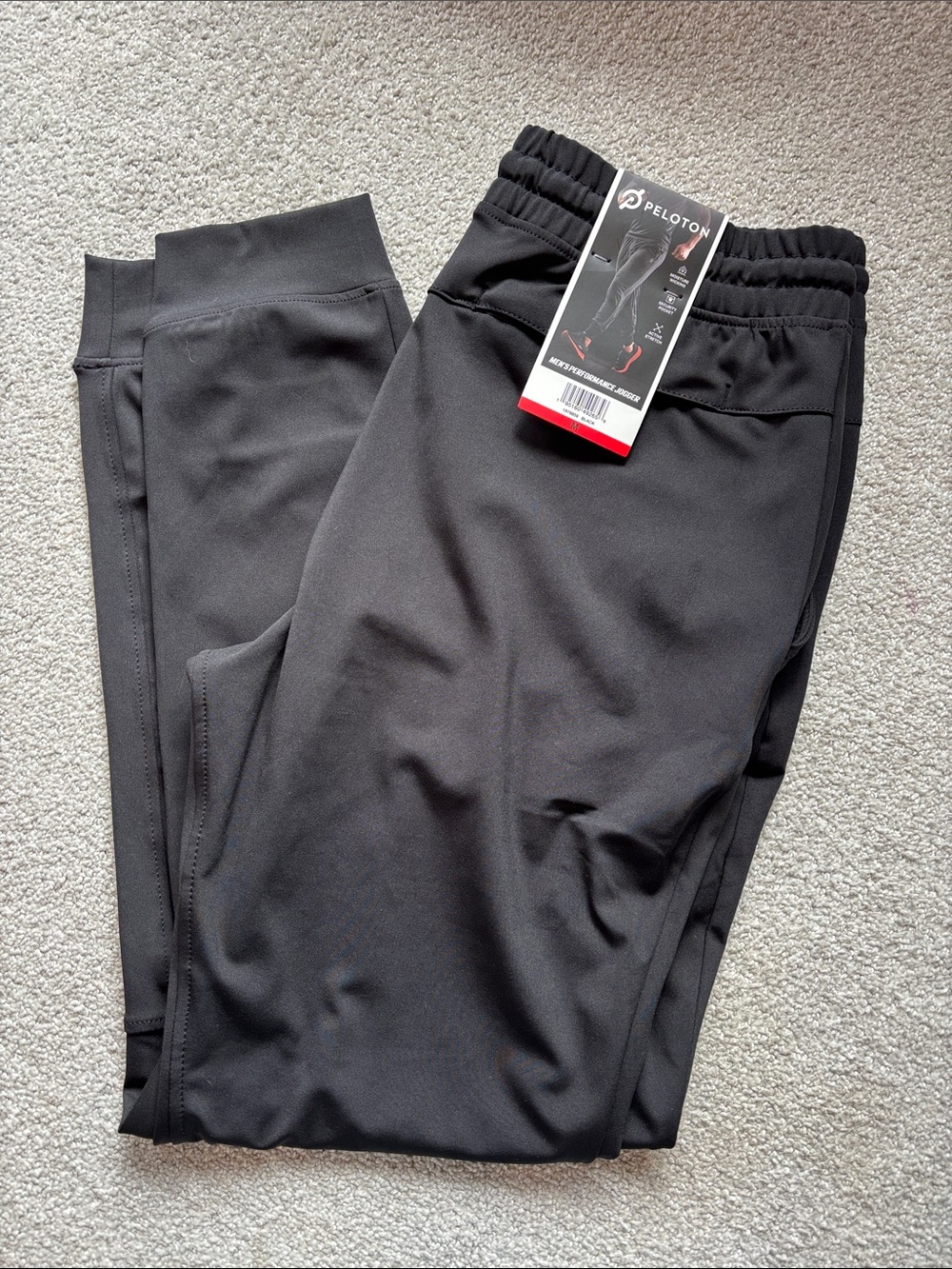 Peloton Men’s Black Athletic Jogger Pants